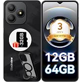 Blackview Wave 9C Smartphone con Funda de Tel&eacute;fono, 12GB+64GB/2TB TF Moviles Baratos, IP54 6,56" Telefonos Moviles, Smartphon