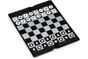 Yellow Mountain Imports, Set Scacchi Magnetici Pieghevole a Portafoglio (20 cm), Gioco da Tavolo Portatile e Perfetto da Viaggio
