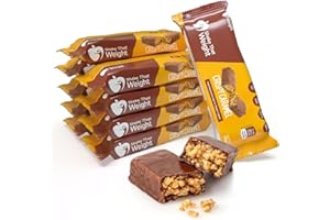 Shake That Weight Crispy Caramel Meal Bars - 10 Meals, 15g Protein, Gluten-Free, Low Sugar Meal Replacement Bars for Weight Loss, High Fibre, Vegetarian