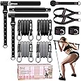 Bbtops Pilates Bar Kit with Resistance Bands,3-Section Pilates Bar with Stackable Bands Workout Equipment for Legs,Hip,Waist and Arm,Exercise Fitness Equipment for Women & Men Home Gym Yoga Pilates
