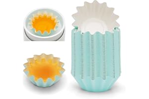 Geronland 50 pcs Wax Melt Burner Warmer Liners Reusable Leakproof Scented Wax Melt Cups Candle Wax Warmer Liner Tray Dish for Wax Melter Oil Burner,Plug in Burner Candle Warmer Plate