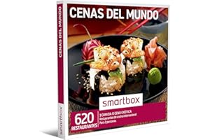 Smartbox - Caja Regalo Cenas del Mundo - Idea de Regalo para Amigas - 1 Comida o Cena para 2 Personas