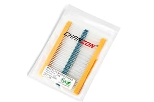 Chanzon 100pcs 1/4W (0,25W) 20K Ω Ohm Metallfilm-Fest widerstand 0,01 ±1% Toleranz 20KR MF Durchgangsbohrungs widerstände Strombegrenzung Rohs-zertifiziert Resistor