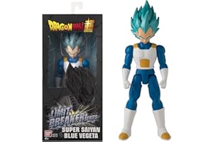 Dragon Ball Super Bandai Figurina Géante Limit Breaker 30 cm - Super Saiyan Vegeta Blue - Licenza ufficiale - Grande Figurina Vegeta articolata - Giocattolo per bambini 4 anni e + - 36732