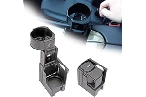 LMYDIDO Portabicchieri di ricambio per Mercedes-Benz C219 Classe E W211 S211, portabicchieri auto per console centrale, nero