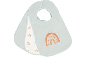 Kindsgard Baby Klettlätzchen 3er-Pack „happaklat“ – 75% Bio-Baumwolle, weich & pflegeleicht – schnell an- & ausziehbar – ideales Lätzchen-Set für Babys & Kleinkinder