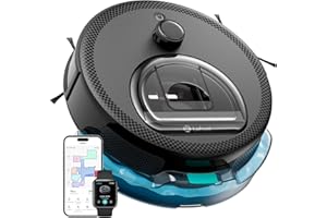 LEFANT M330 Pro Robot Aspirador y Fregasuelos con Mapeo 3 en 1, 5000Pa, 150min, Navegación dToF, Evitación de Obstáculos PSD 190°, Ideal para Pelo de Mascotas y Alfombras, WiFi/Alexa/App