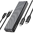 ORICO M.2 NVMe SSD Enclosure, USB 3.1 Gen 2 (10 Gbps) to NVMe PCI-E M.2 SSD Case Support UASP for NVMe SSD Size 2230/2242/2260/2280(up to 4TB) (M.2 NVMe)