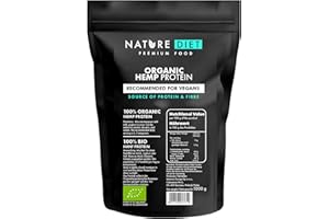 Nature Diet - Proteine ​​di canapa biologiche 1000g | Vegano | Proteine ​​in polvere | A base vegetale