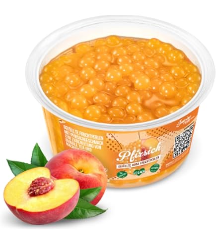 600g Bubble Tea Perlen Popping Boba - Maracuja Fruchtperlen Bubbletea