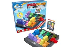 ThinkFun Rush Hour - Traffic Jam Logic, Brain & Challenge Game - STEM Toys for Boys & Girls Age 8 Years Up for Kids and Adults
