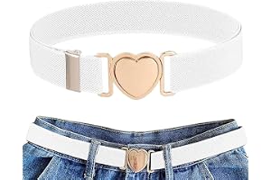 Bä för barn – fashionabel justerbar självfästande | barnbä hjärtspänne guld, för skoluniform klänningsbyxor jeans försk