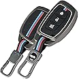 Coll of Fest Metal Silicon Key Cover Compatible with Hyundai i20, Creta, Venue, Tucson, Alcazar, Verna, Xcent, Aura, Elantra 3 Button Smart Key Special Feature Visibilitye in low-Light Condition