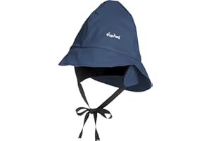 Playshoes Unisex-Kid's Waterproof Rain Hat with Fleece Lining