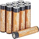 Amazon Basics AAA Alkaline Batteries, High-Performance (Triple A), 10-Year Shelf Life, 12-Pack