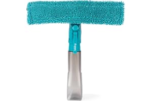 Beldray LA024275TQ 200 ml sprayflaska, fönsterputsa med spruta, avtagbar mikrofiberfönsterrengöringsdyna, sprayflaska fönster