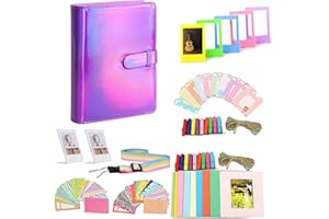 TOMASTA Instax Mini Photo Album and Accessories Kit, for All Fujifilm Instax Mini 12 11 90 70 50S 26 25 9 8+ 8 7S Camera/Mini LINK2 Printer, Compatible with Polaroid Snap PIC-300 Mint Zip Instant Camera