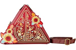 LOUNGEFLY Harry Potter Deathly Hallows Crossbody Bag