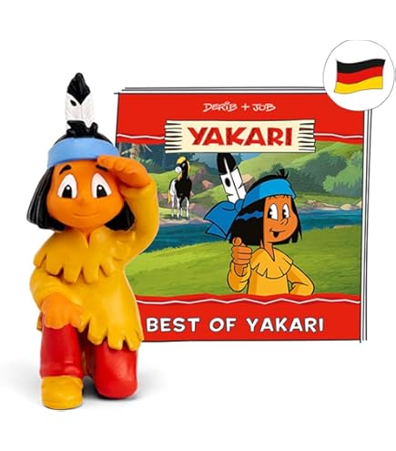 Figurine Yakari Avec Plumes - Bullyland 11 Cm, Peinte à La Main, Sans PVC, Pour Enfants Et Collection