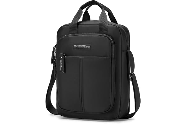 SPAHER Oxford Men's Shoulder Bag Ipad Messenger Business Bag Crossbody Satchel Sling Waterproof Travel Bag Handbag Kindle Case Daily Man Bag Gift with Adjustable Shoulder Strap