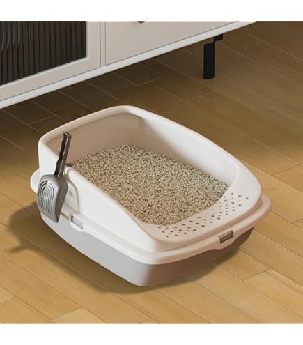 COSTWAY Kattenmand, 3 etages, 69 cm hoog, kattenhuis met krabplank en afneembare mat, kattenton voor katten tot 15 kg, kattenkrabpaal met holletjes, kattentoren, kattenhok, grijs