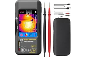 BSIDE SH7 Caméra Thermique Multimètre 2 en 1 à Écran Tactile Multimètre Numérique 20000 Comptes TRMS & Imageur Thermique 320X320 Réolution IR pour Fuites HVAC Électronique Automobile Industriel