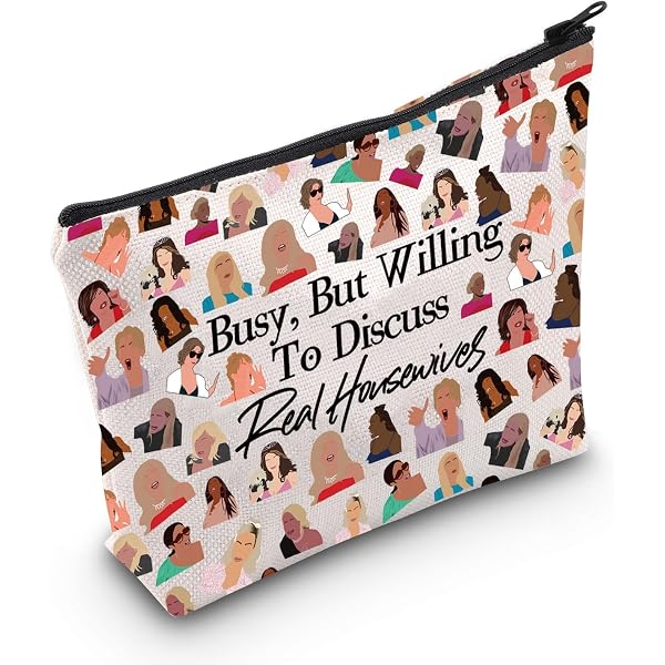 Make-up Bag / Kosmetiktasche „Tom’s House“ – Beige, 23,5 X 17 Cm – Vielseitige Reißverschluss-Tasche Für Schmuck, Elektronik & Mehr