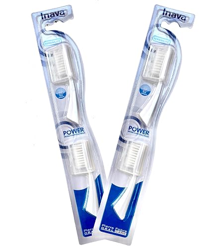 INAVA Hybrid Timer Recharge de brosse à dents électrique x2 noir - Parapharmacie