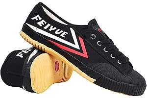 BOEBIZ Soft Bottom Buffer Low-Top Canvas Trainers Arts Shoes Kids Aldult Tai Chi Kung Fu Sneakers