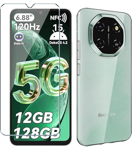 Coque OSCAL Tiger 8 Avec 2 Verres Trempés - TPU Souple Antichoc - Noir - Protection Complète écran 6.88 Pouces