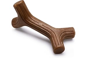 Benebone Giocattolo da masticare indistruttibile per cani da masticare aggressivi, resistente e di lunga durata, per cani, vero sapore di pancetta, per razze di cani giganti, prodotto negli Stati