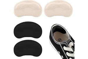 JUGNAW Taloneras para Zapatos Talón Premium Autoadhesivas Grandes, Paquete de 2 Pares, Forros Protectores Antideslizantes para Evitar Ampollas, Transpirables y Cómodos, Apto para Todo Tipo de Calzado