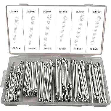 8 Stück 3mm Sicherheitsnadel Aus Edelstahl 304 Splinte Federstecker