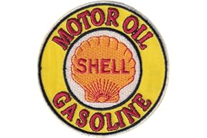 FROM HAWAII WITH LOVE 191A - Ecusson Patch Brodé Thermocollant - Diametre 8 cm - Automobile Moto Avion Motor Oil Gasoline