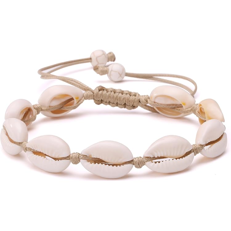 7 Stück Muschel-Fußkettchen Für Damen – Verstellbar, Bunt, Perfekt Für Strand Und Party