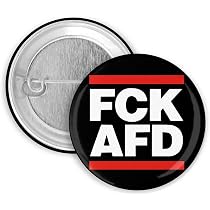 3er-Set FCK NZS Button – Anstecker Mit Sicherheitsnadel, Durchmesser 25 Mm – Dezentes Politisches Statement Für Hut, Jacke Oder Tasche