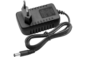 UURRPP Cargador de batería Compatible con CECOTEC/Conga 1290 1390 1391 1490 y 1590 Conector de alimentación del limpiador 24V 1,5A