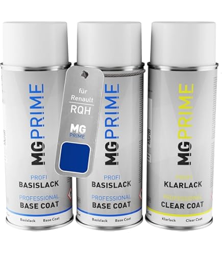 Peinture Voiture Bombe Aérosol Pour Renault RQE Bleu Berlin Metallic De