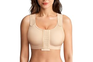 BRABIC Post Surgery Compression Bras for Women Front Closure Bra with Adjustable Straps