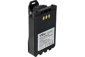 vhbw batteria compatibile con Icom IC-705, ID-52E, IP-100H, ID-31E, ID-51E radio (3300mAh, 7,4V, Li-Ion) + clip