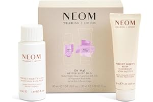 NEOM Oh Mg! Better Sleep Duo Gift Set | Perfect Night's Sleep Magnesium Bath Milk & Magnesium Body Butter I 100% Natural I Feel Relaxed and Ready for Bed