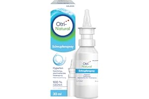 ‎OTRIVEN OtriNatural Schnupfenspray, Meerwasser Nasenspray, 100 % natürlich, wirkt auf natürliche Weise abschwellend, befreit die verstopfte Nase, aus der Otriven-Familie, 2,3 % Natriumchlorid, 30 ml