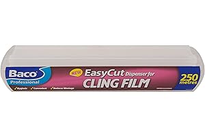Bacofoil Easy Cut Cling Film Dispenser, 35cm x 250m, White