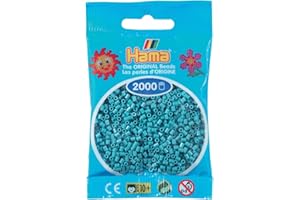 DAN IMPORT Hama Perlen 501-31 - Mini-Perlen, 2000 Stück türkis
