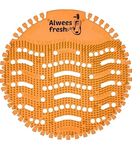 Houseables Urinal Screen Deodorizer, Urinal Cakes, Urine Splash Guards Urine Screens For Men Bathroom Toilet Splash Guard Pee Pads 10pcs Blue A - View #11