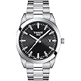 Tissot Mens Gentleman Stainless Steel Dress Watch Grey