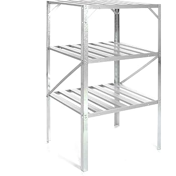 2x Wandregal für Gewächshaus Duo Hängeregal für Treibhaus Pflanzenhaus