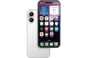 FufoneUS Affichage de Faux Jouets téléphone Portable modèle métallique Non Fonctionnel réplique 1:1 téléphone pour téléphone 16 Faux Jouets téléphone Portable, écran Couleur Blanc 16