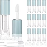 Cosidea, 14 pezzi vuoti 6 ml per lucidalabbra fai da te (blu)