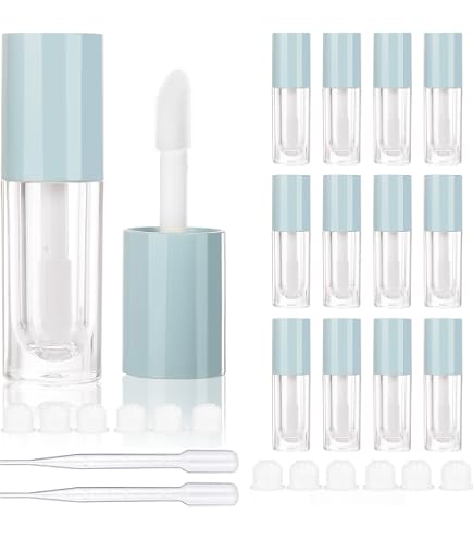 COSIDEA Mini-Lipgloss-Tuben 2,5 Ml – 10 Stück Leere Tuben Mit Applikator
